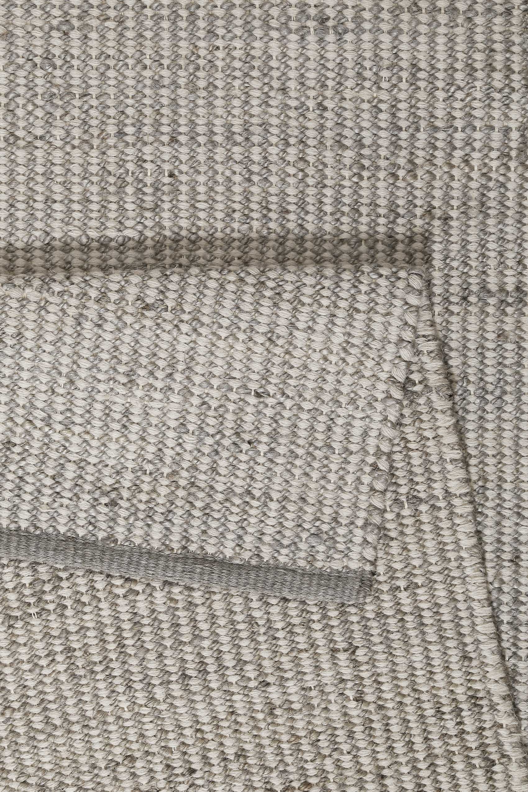 Esprit Kelim Teppich Grau Creme aus Jute & Wolle 