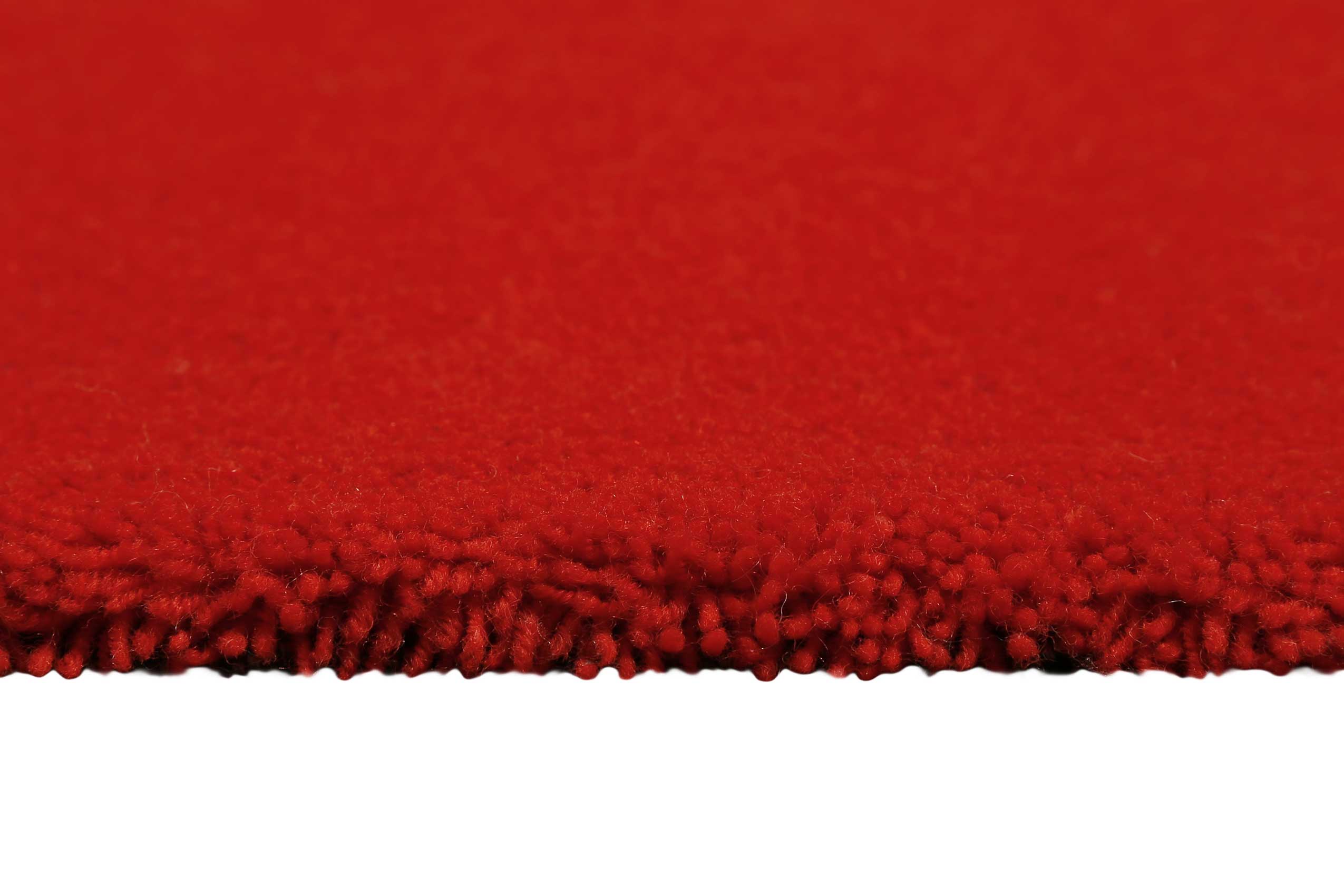 Esprit Wollteppich Rot Hochflor 