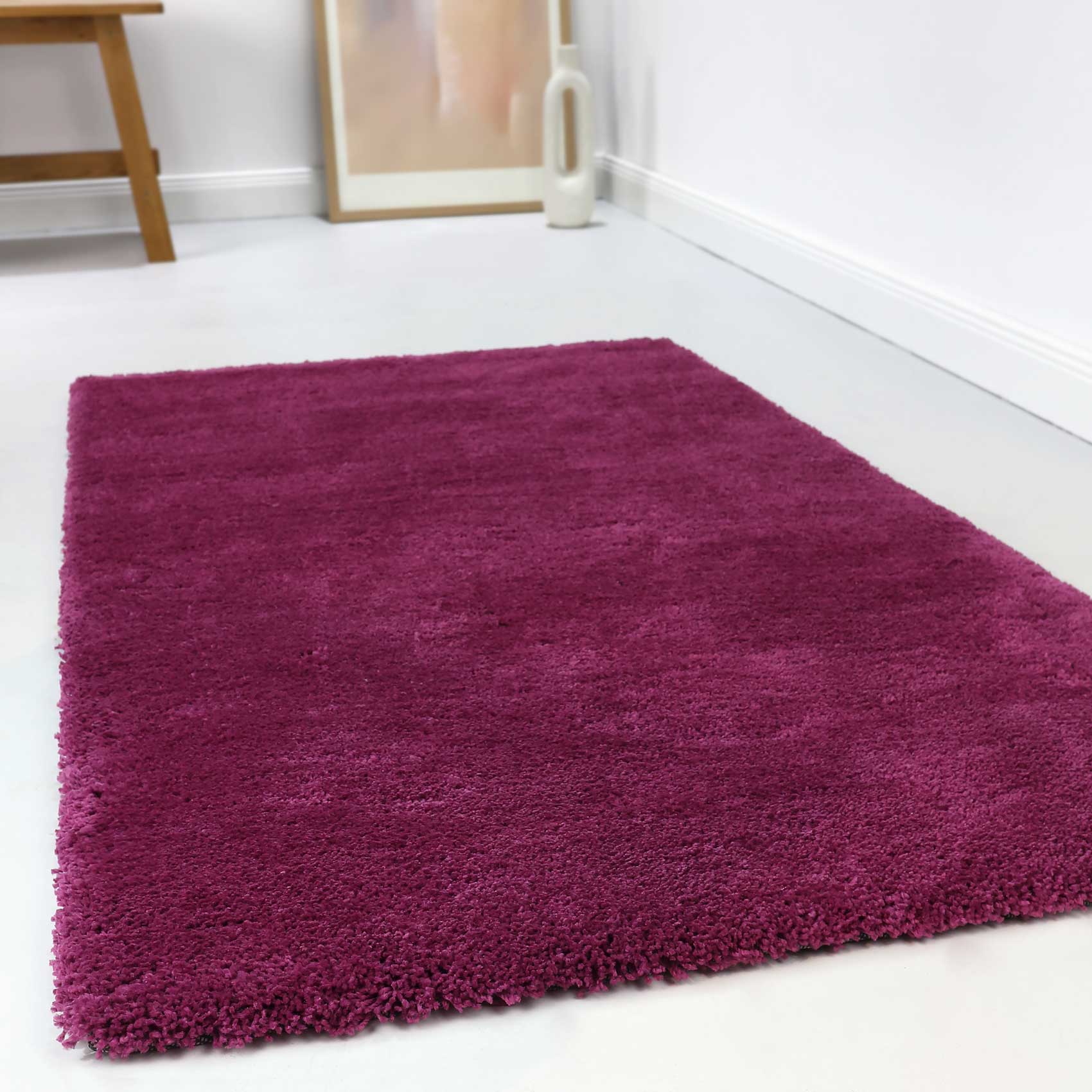 Esprit Teppich Pink Violett Hochflor » Relaxx « – Outlet-Teppiche