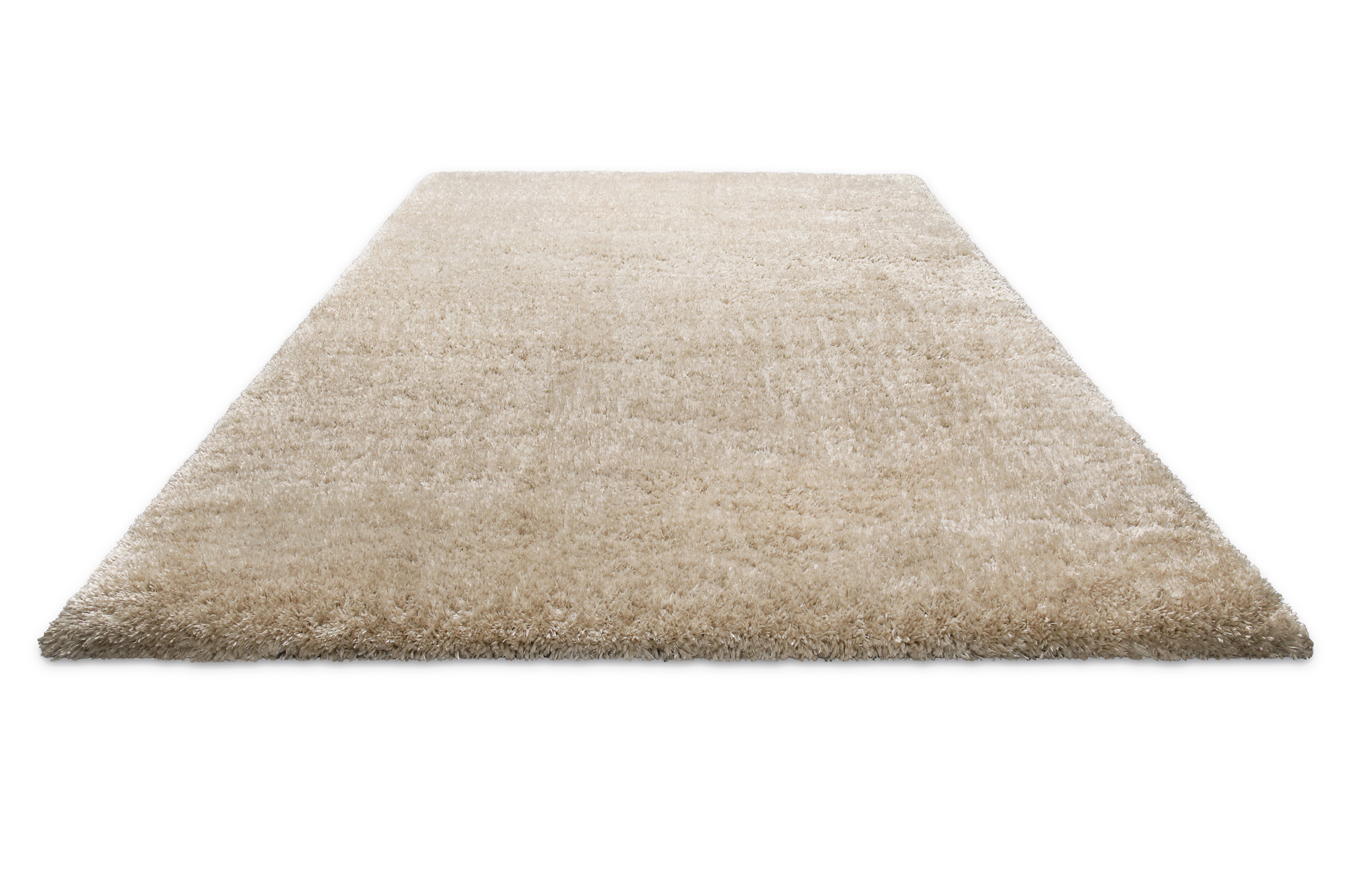 Teppich Beige Hochflor sehr kuschelig & flauschig 