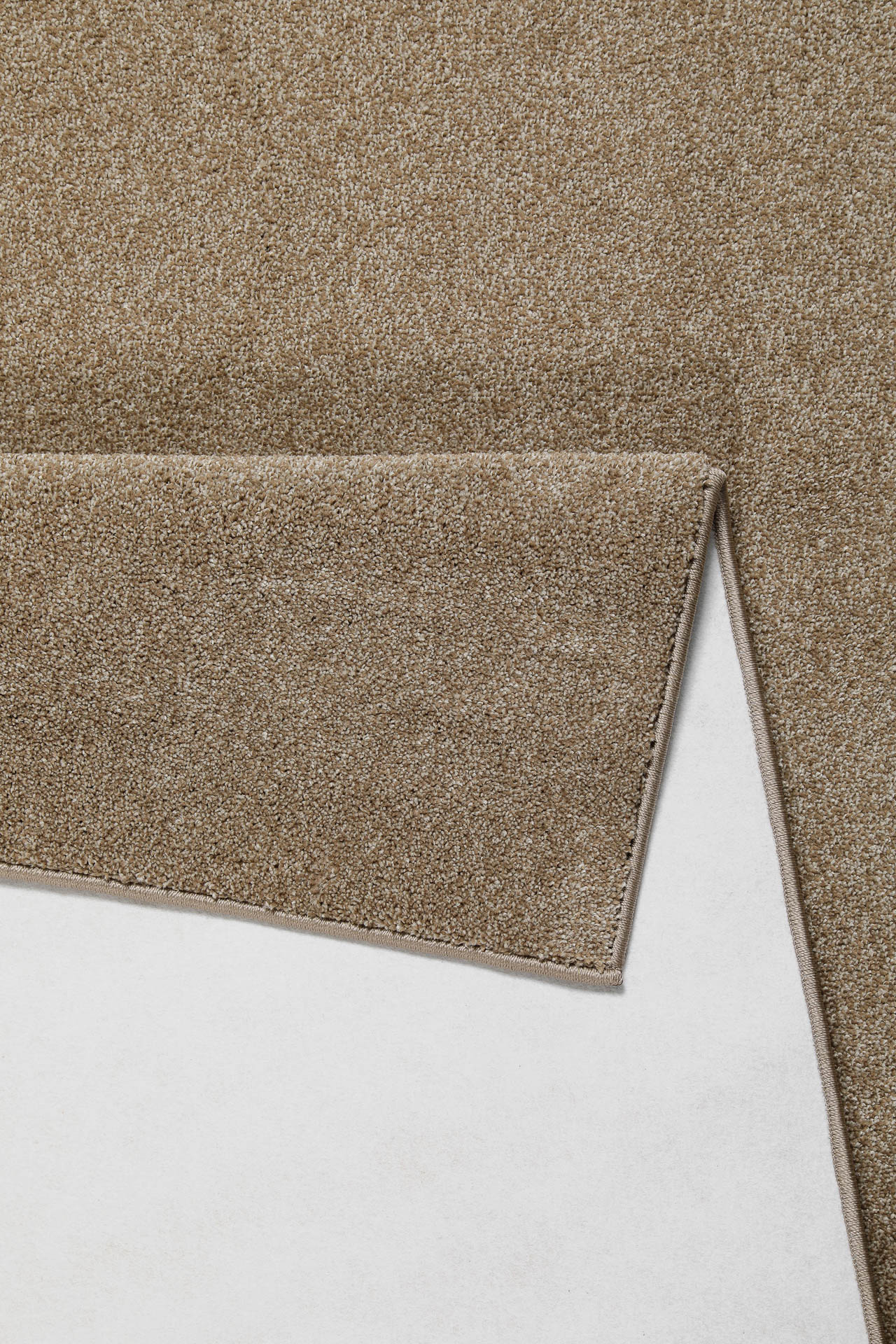 Kurzfor Teppich Braun Beige meliert 