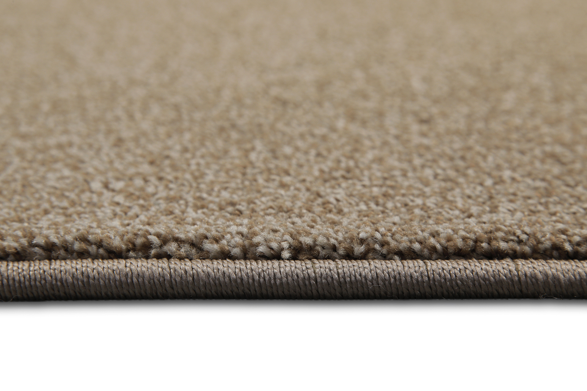 Kurzfor Teppich Braun Beige meliert 