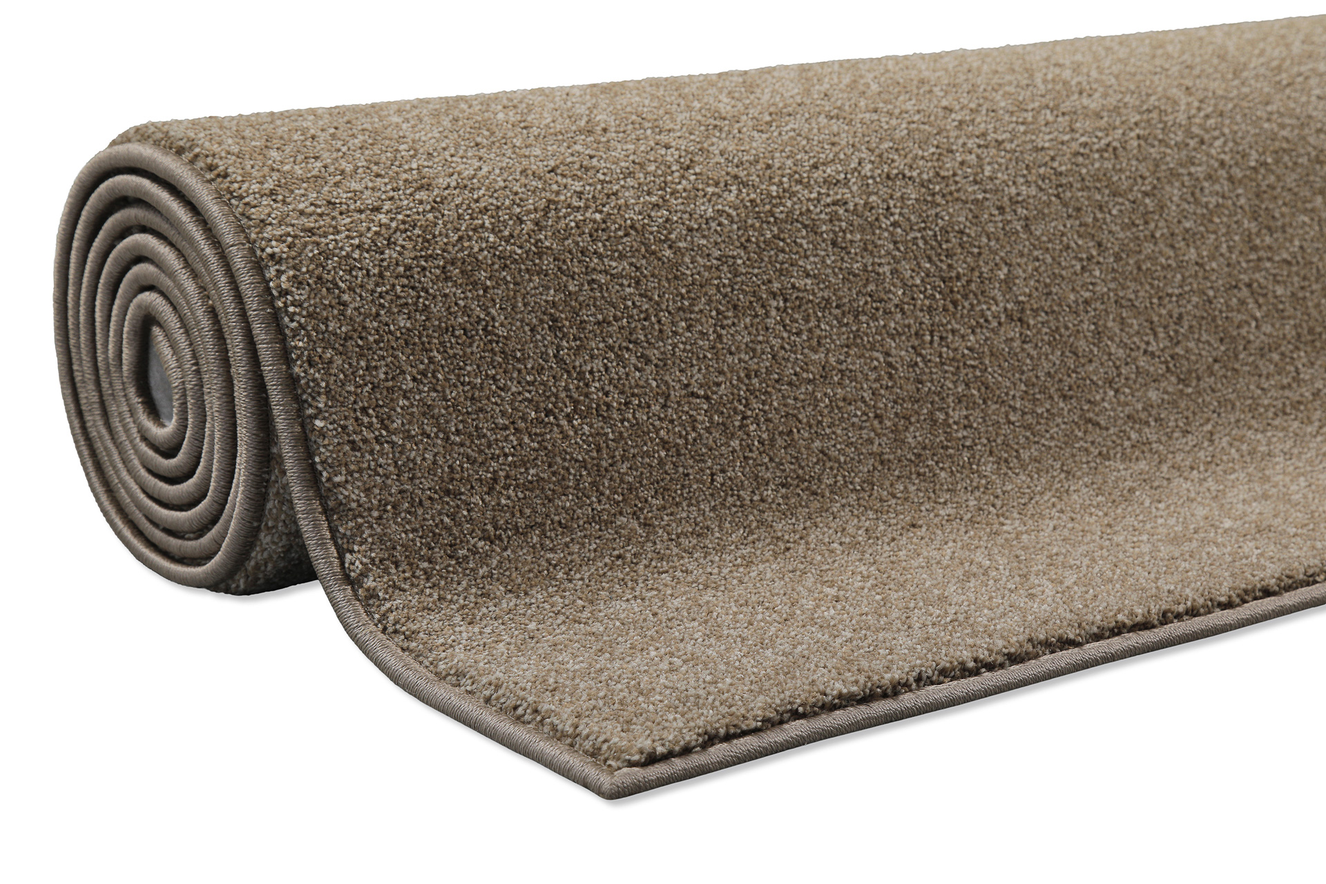 Kurzfor Teppich Braun Beige meliert 